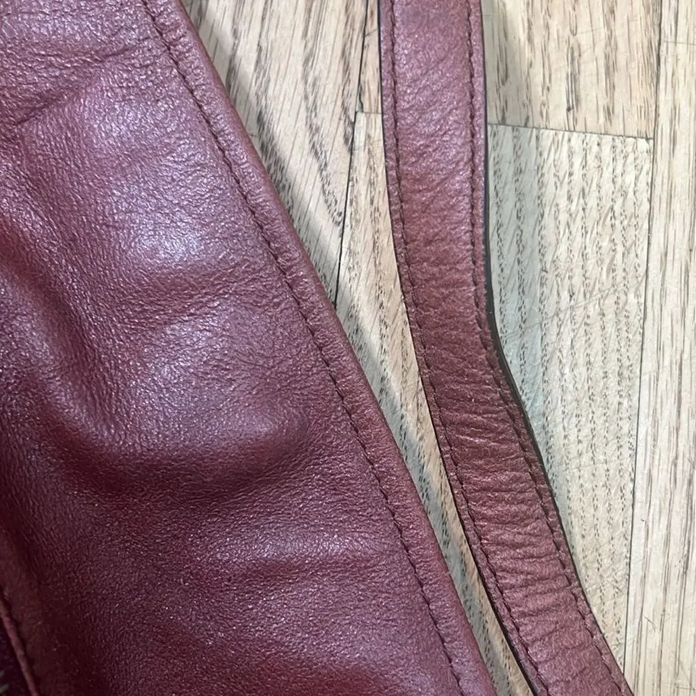 WILSONS RICHARD HOBO LEATHER ZIP FRONT BAG‎